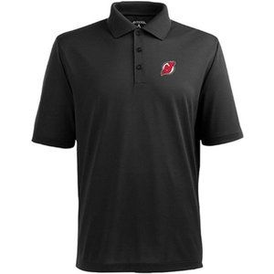 MEN'S NEW JERSEY DEVILS ANTIGUA BLACK PIQUE Small